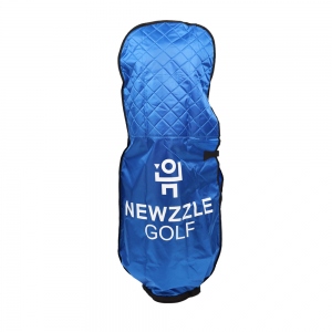 뉴즐 퀄팅 패딩 골프백 항공커버 블루