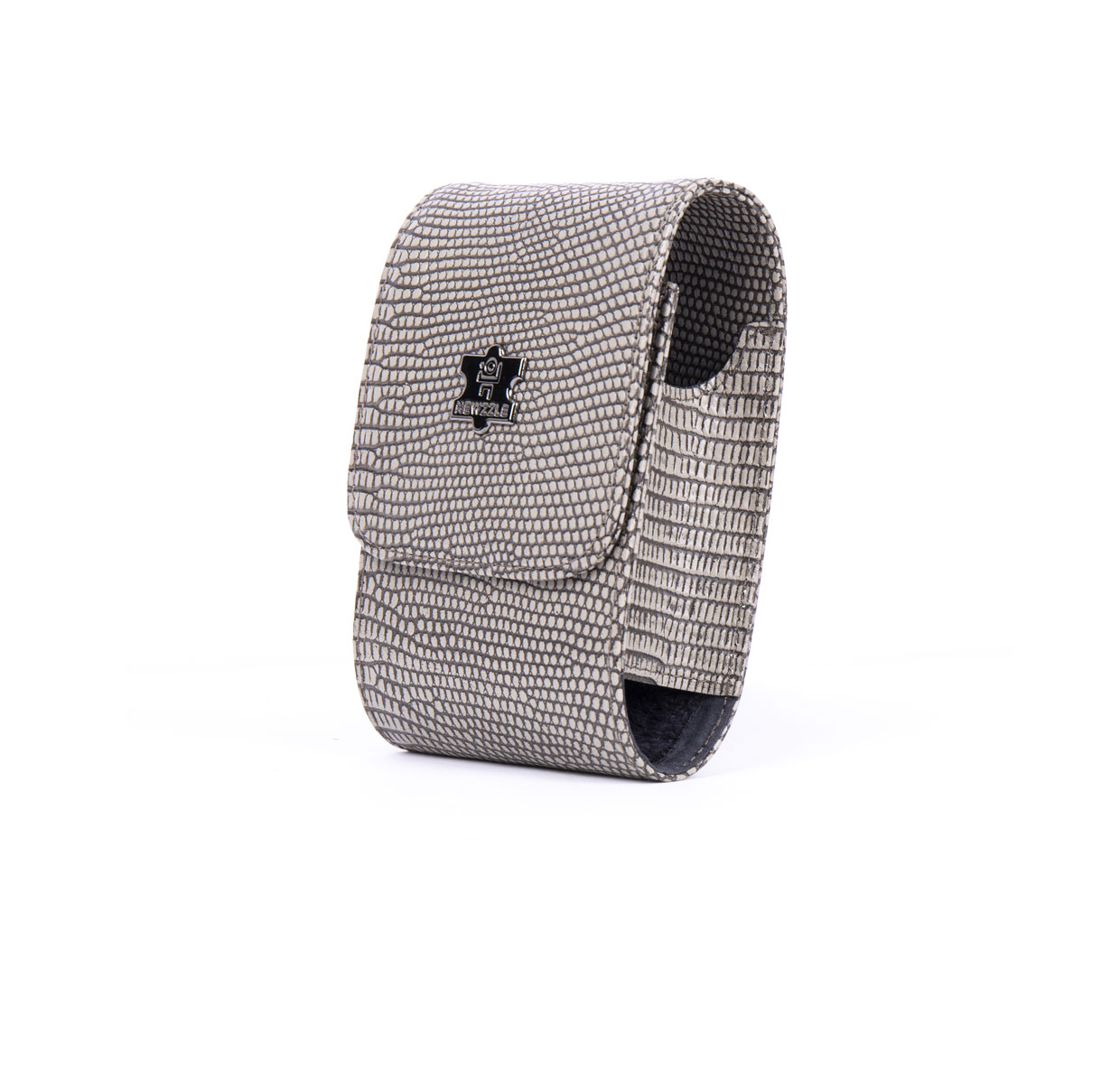 Croco Leather Golf Rangefinder Belt Case detail 4
