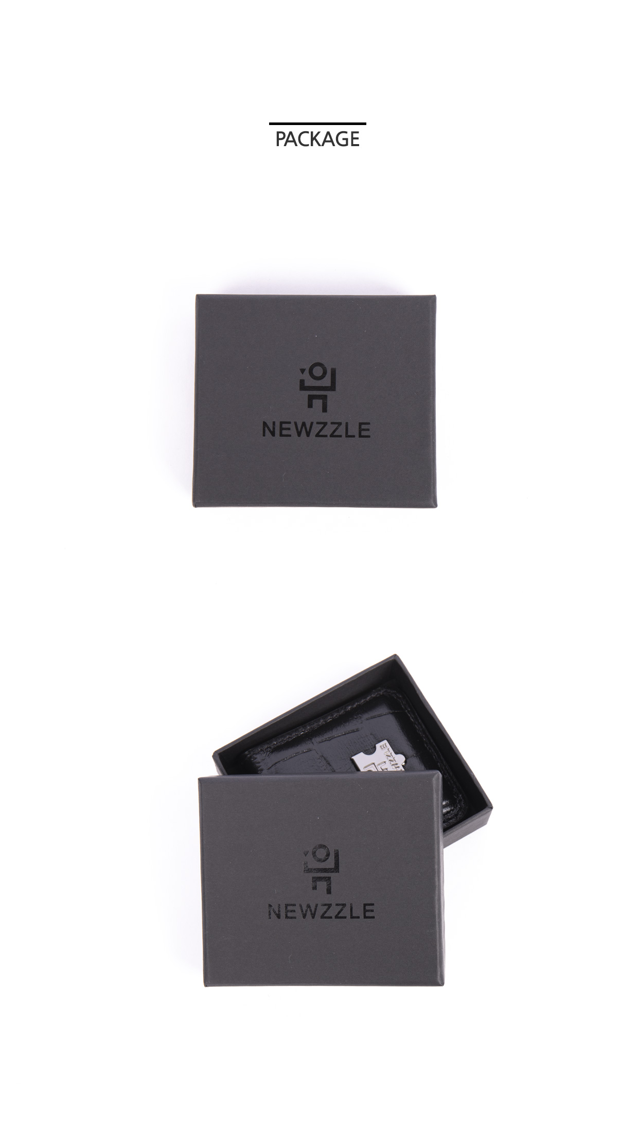 크로커 가죽 골프 머니클립 아나콘다 베이지블랙 detail 8
